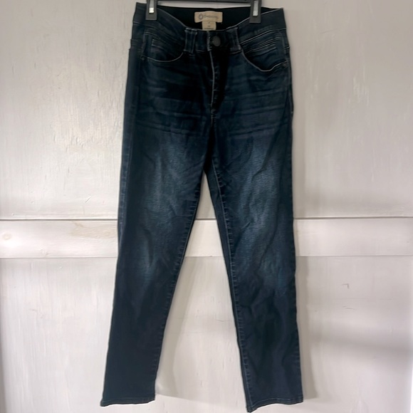 Blue women’s Democracy Jeans.  Skinny Jena’s,Size 4. - Picture 1 of 3